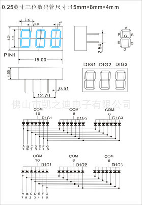 高亮數(shù)碼管賦能數(shù)字技術(shù) 佛山凱之迪電子專業(yè)生產(chǎn)的共陰共陽數(shù)碼管解析